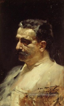  Joaquin Tableaux - Retrato de Antonio Élégant peintre Joaquin Sorolla